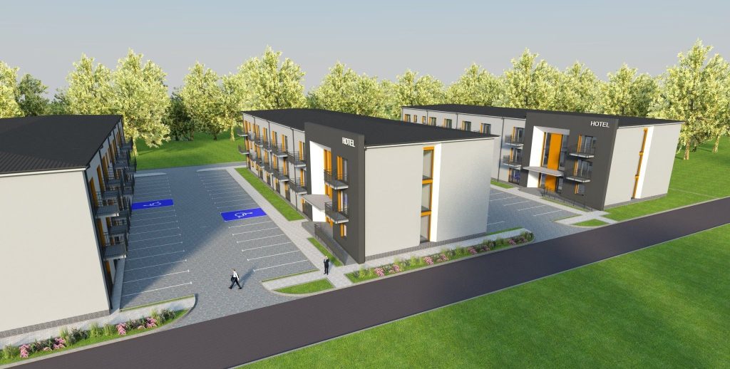 Kompleks Home Hotel z parkingiem